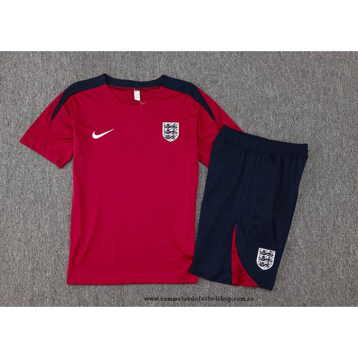 Chandal del Inglaterra 24-25 Manga Corta Rojo - Pantalon Corto